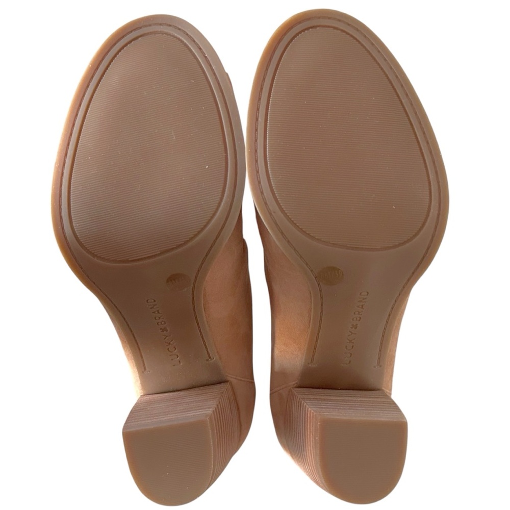 Lucky Brand Joal Tan Ankle Booties Size 8 - Like New - Picture 10 of 12